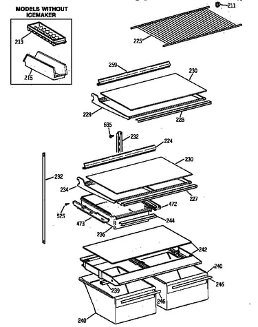 Shelf parts