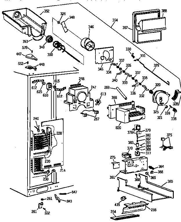 Freezer section