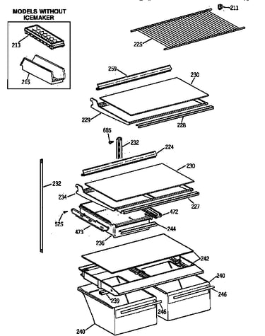 Shelf parts