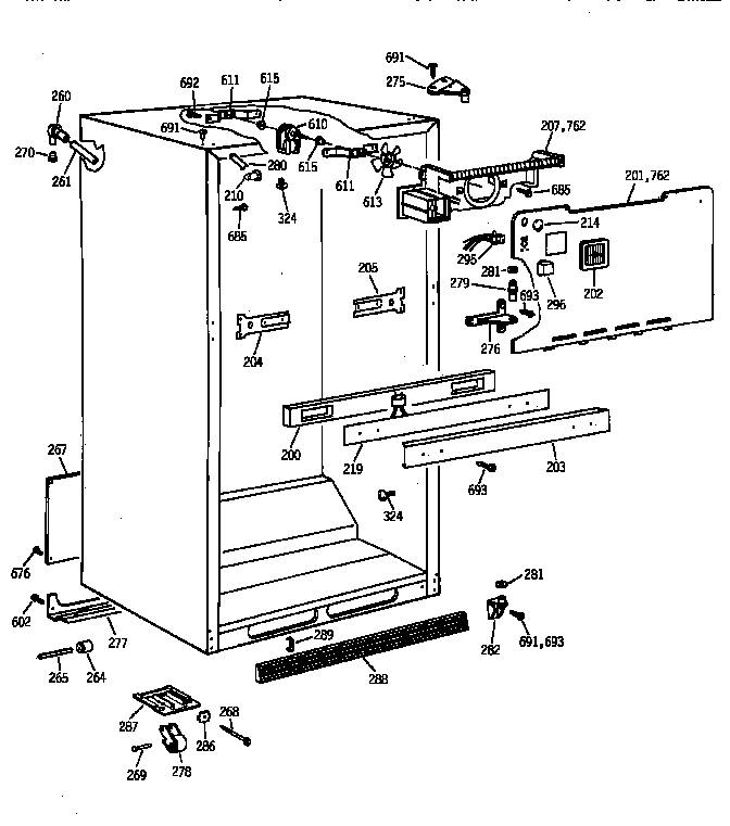 Cabinet parts