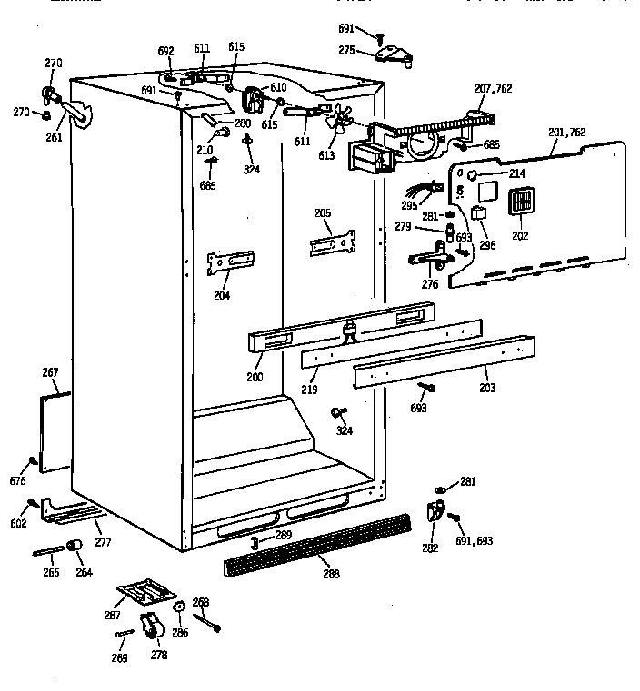 Cabinet parts