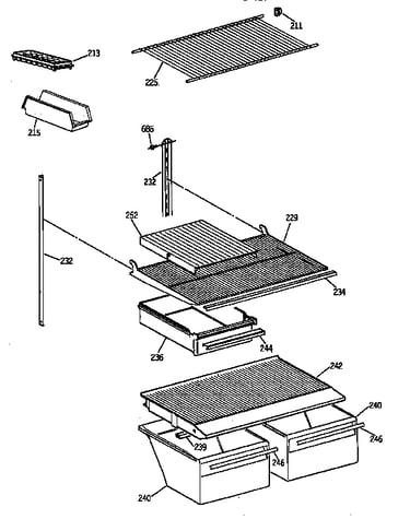 Shelf parts