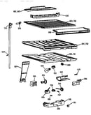 Compartment separator parts