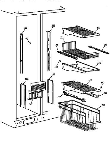 Freezer shelves