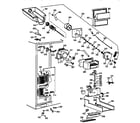 GE MSK28DHZCAA freezer section diagram