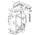 Kenmore 25368137890 cabinet parts diagram