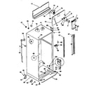 Kenmore 25368132890 cabinet parts diagram