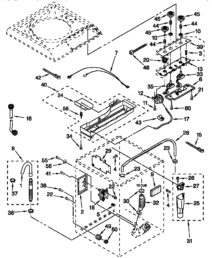 Control and rear panel