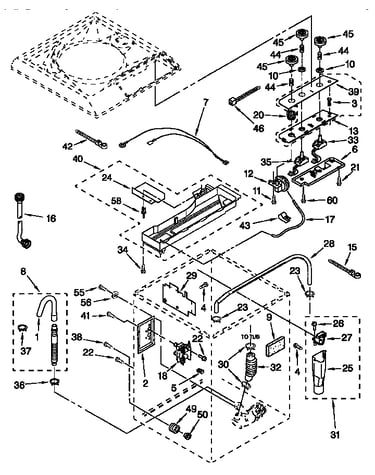 Control and rear panel