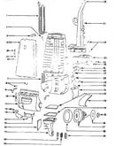 Handle and bag housing