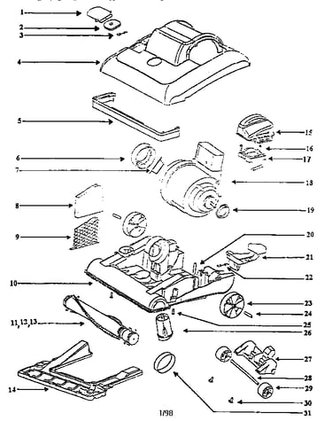 Nozzle and motor assembly