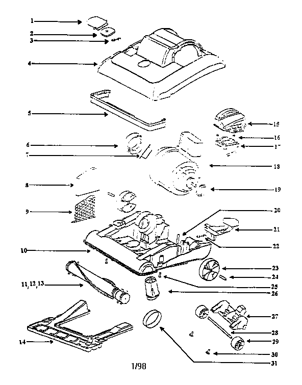 NOZZLE AND MOTOR ASSEMBLY