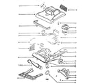 Eureka 7891ATH nozzle and motor assembly diagram