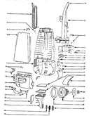 Handle and bag housing