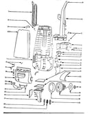 Handle and bag housing