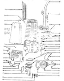 Handle and bag housing