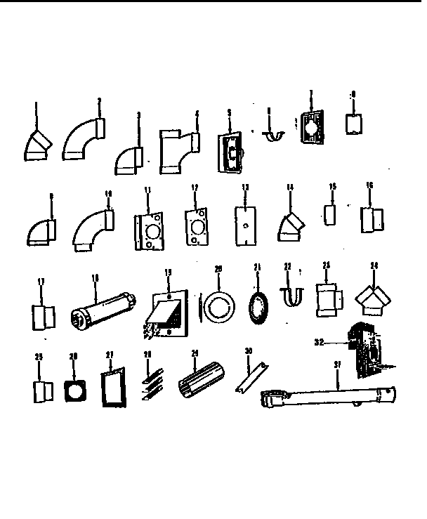 CENTRAL VAC FITTINGS