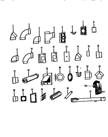 Central vac fittings