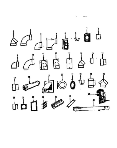 Central vac fittings