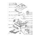 Eureka 7641ATS nozzle and motor assembly diagram