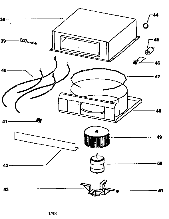 Accessory / rear downdraft