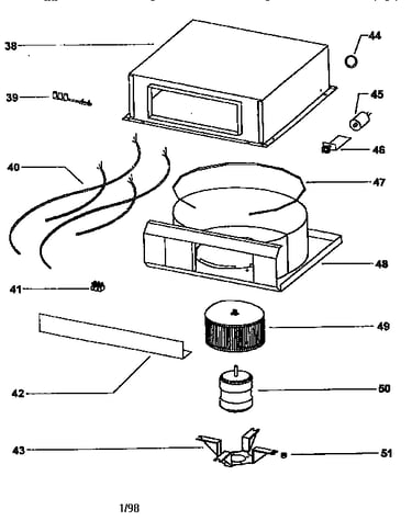 Accessory / rear downdraft