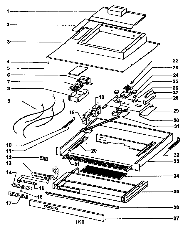 Accessory / rear downdraft