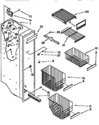 Freezer liner