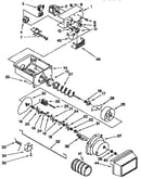 Motor and ice container