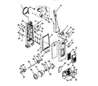 Kenmore 11638912790C dust compartment/motor diagram