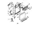 Kenmore 66516685791 frame and console diagram
