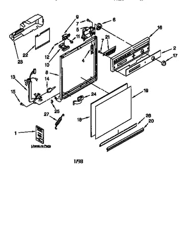 Frame and console