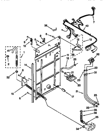 Rear panel