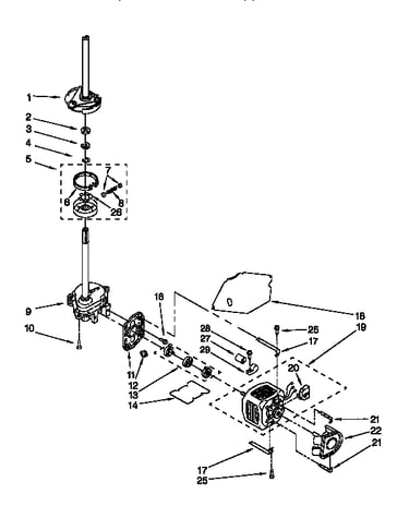 Motor and pump