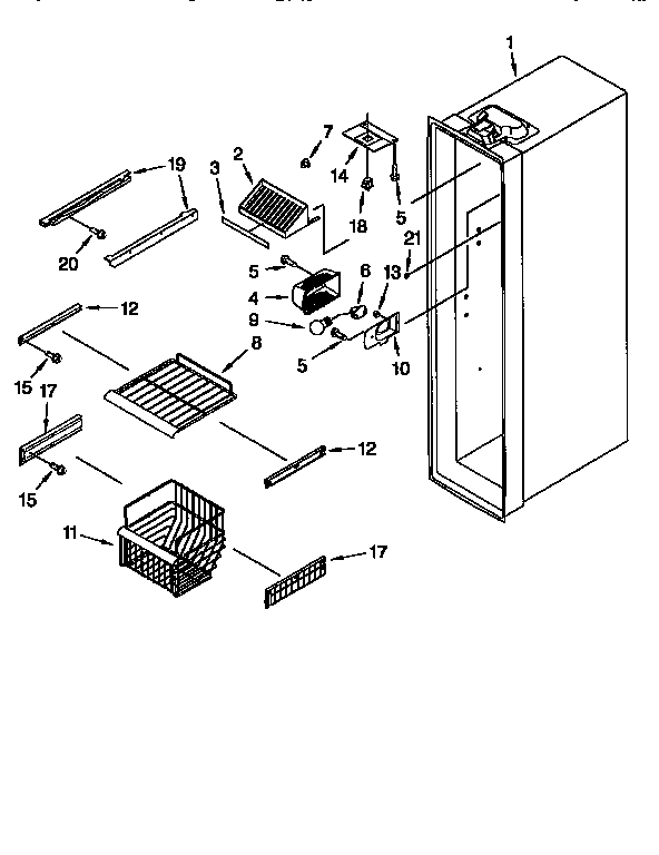 Freezer liner