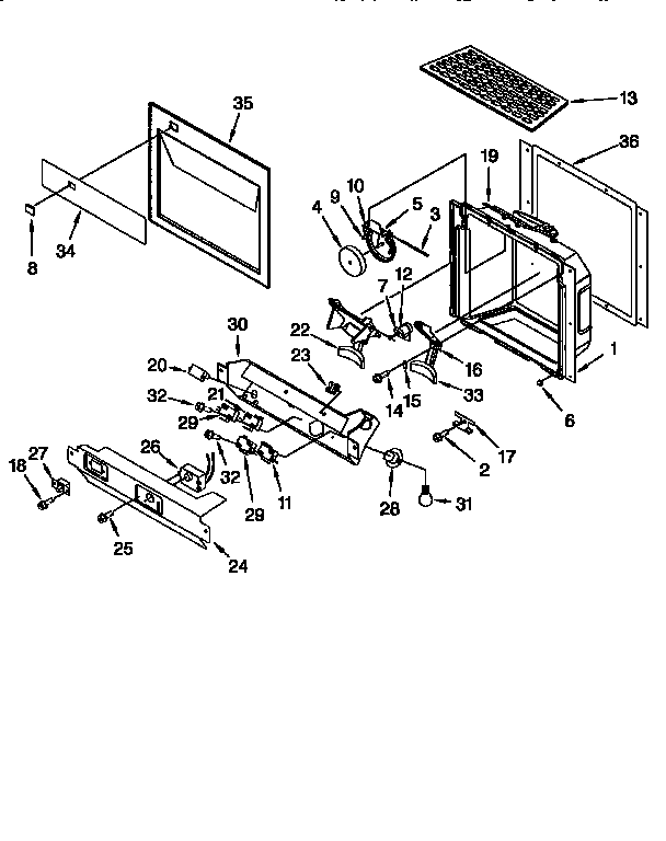 Dispenser front