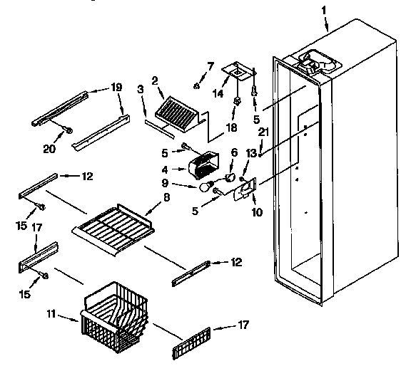 Freezer liner