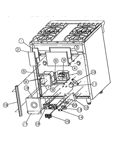 Rear panel assembly