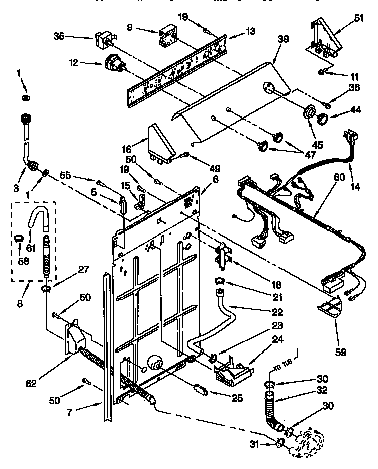 CONTROLS AND REAR PANEL