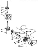 Brake, clutch, gearcase, motor and pump