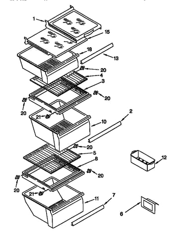 Refrigerator shelf