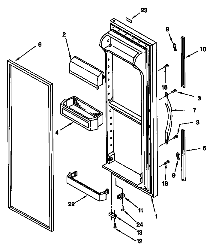 REFRIGERATOR DOOR