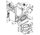 Kenmore 11068702890 cabinet parts diagram