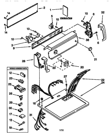 Top and console parts