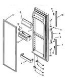 Refrigerator door