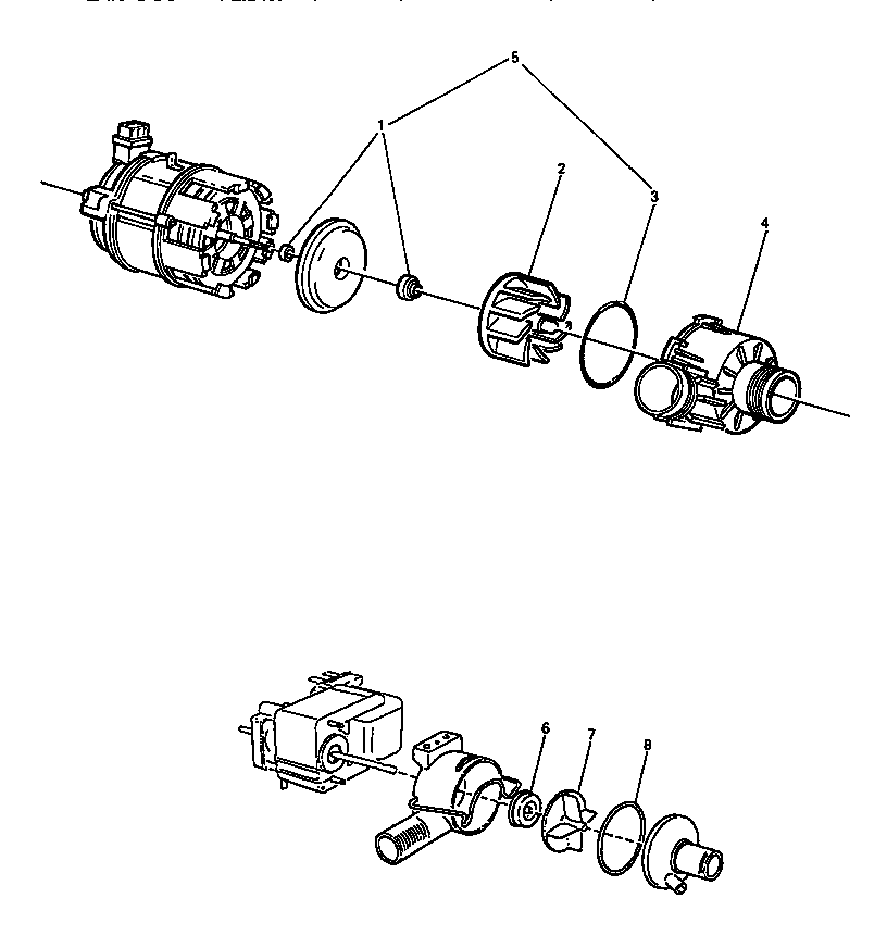 CIRCULATION PUMP AND DRAIN PUMP