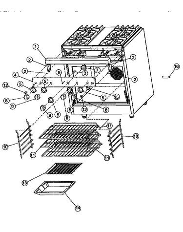 Control/rack assembly