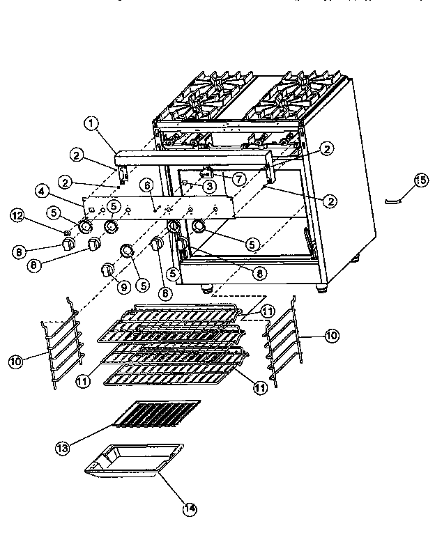 CONTROL/RACK ASSEMBLY