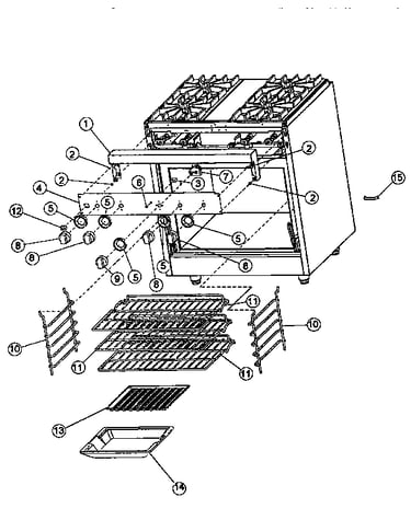 Control/rack assembly