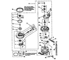 Whirlpool DU930QWDB6 pump and motor diagram